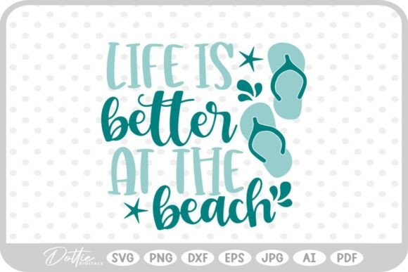 Beach Quote SVG PNG: Graphics for Crafts & Local Branding