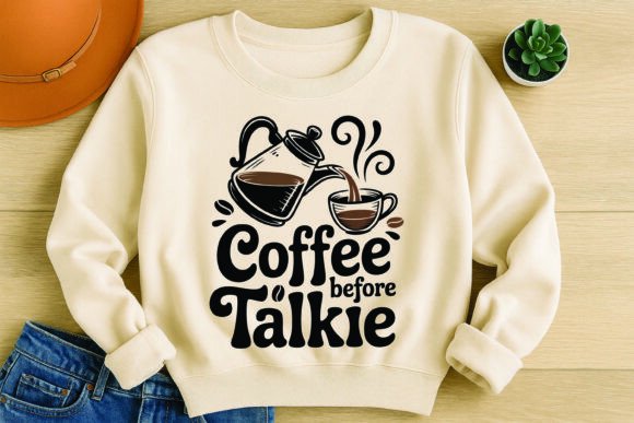 Coffee Quote SVG T-Shirt Design: Graphics for Crafts & Brand Storytelling