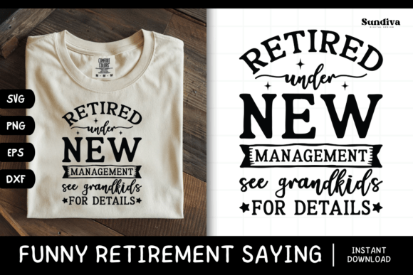 Funny Retirement Quote SVG 3: Graphics for Crafts & Gifting
