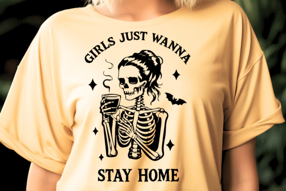 Girls Just Wanna Stay Home Quote SVG: Crafts & Graphics Review