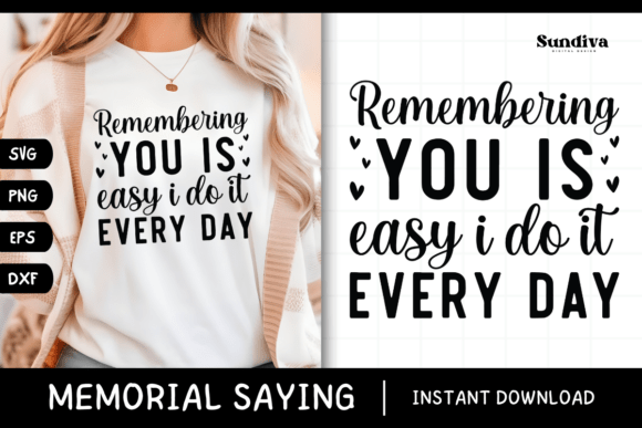 Heartfelt Memorial Quote SVG 3: Graphics for Crafts & Meaningful Digital Products