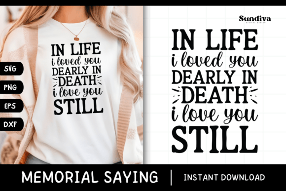 Heartfelt Memorial Quote SVG 7: Graphics for Crafts
