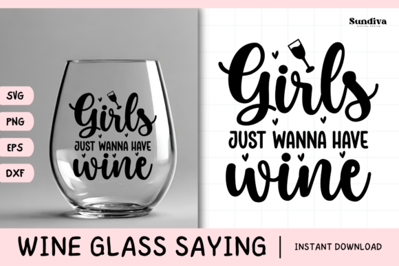 Wine Glass Quote SVG 17: Graphics for Crafts & Brand Charm