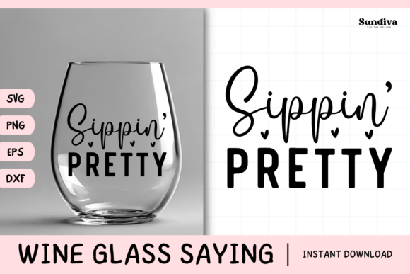 Wine Glass Quote SVG 2: Graphics for Crafts That Spark Joy