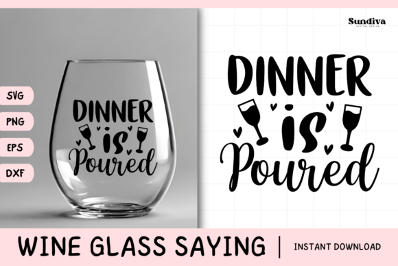 Wine Glass Quote SVG 20: Graphics for Crafts Sellers