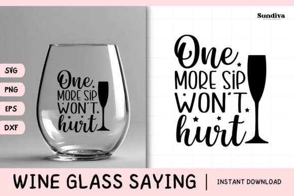 Wine Glass Quote SVG 5: Graphics for Crafts That Spark Joy