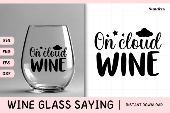 Wine Glass Quote SVG 6: Playful Graphics for Crafts & Content