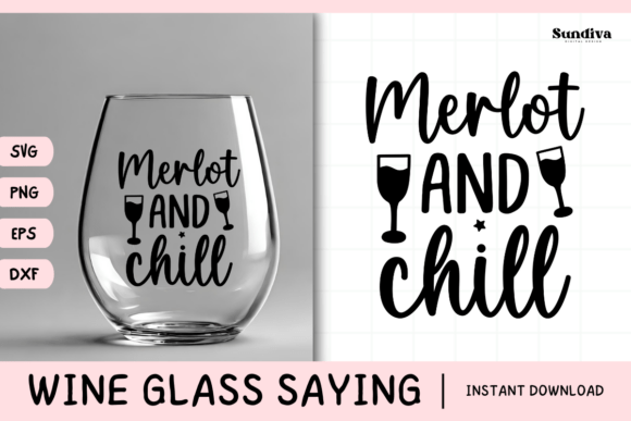 Wine Glass Quote SVG 9: Graphics for Crafts & Joyful Branding